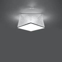 Plafondlamp Hexa Zilver 25cm - Giga Meubel
