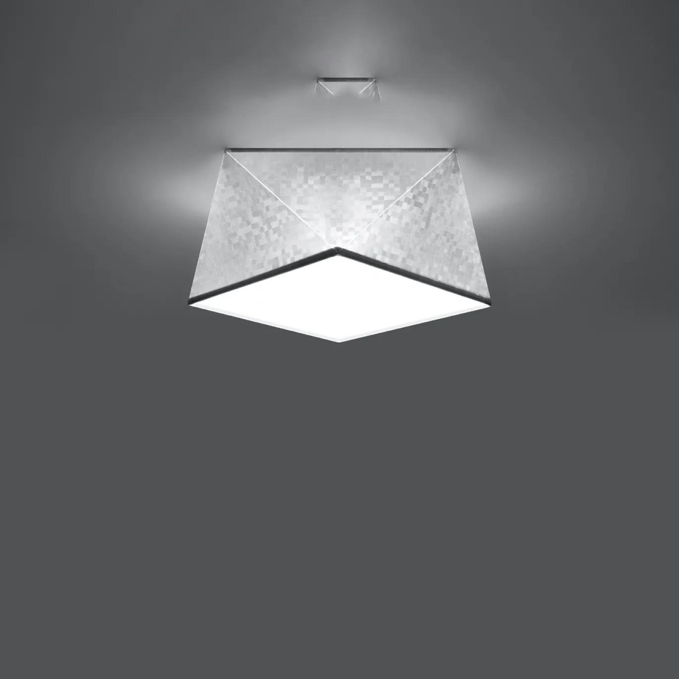 Plafondlamp Hexa Zilver 25cm - Giga Meubel