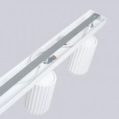 Plafondlamp Karbon Line 3-Lichts Wit - Giga Meubel