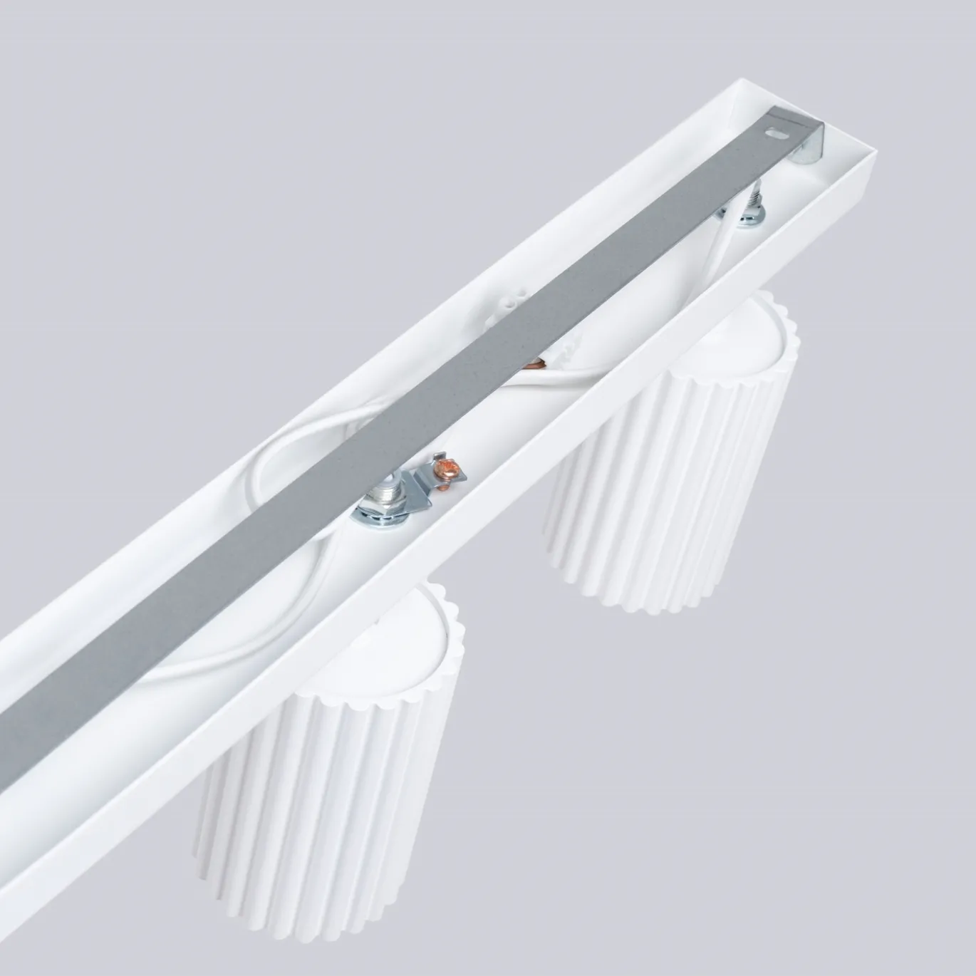 Plafondlamp Karbon Line 3-Lichts Wit - Giga Meubel