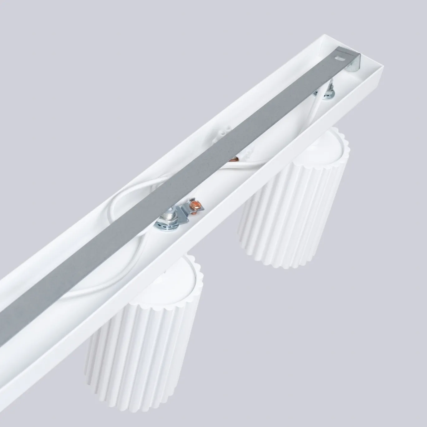 Plafondlamp Karbon Line 3-Lichts Wit - Giga Meubel