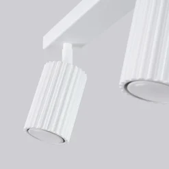 Plafondlamp Karbon Line 3-Lichts Wit - Giga Meubel