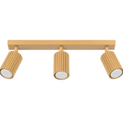 Plafondlamp Karbon Line 3-Lichts Goud - Giga Meubel