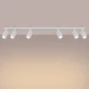 Plafondlamp Karbon Line 6-Lichts Wit - Giga Meubel