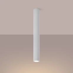 Plafondlamp Karbon Tube 1-Lichts Wit - Giga Meubel