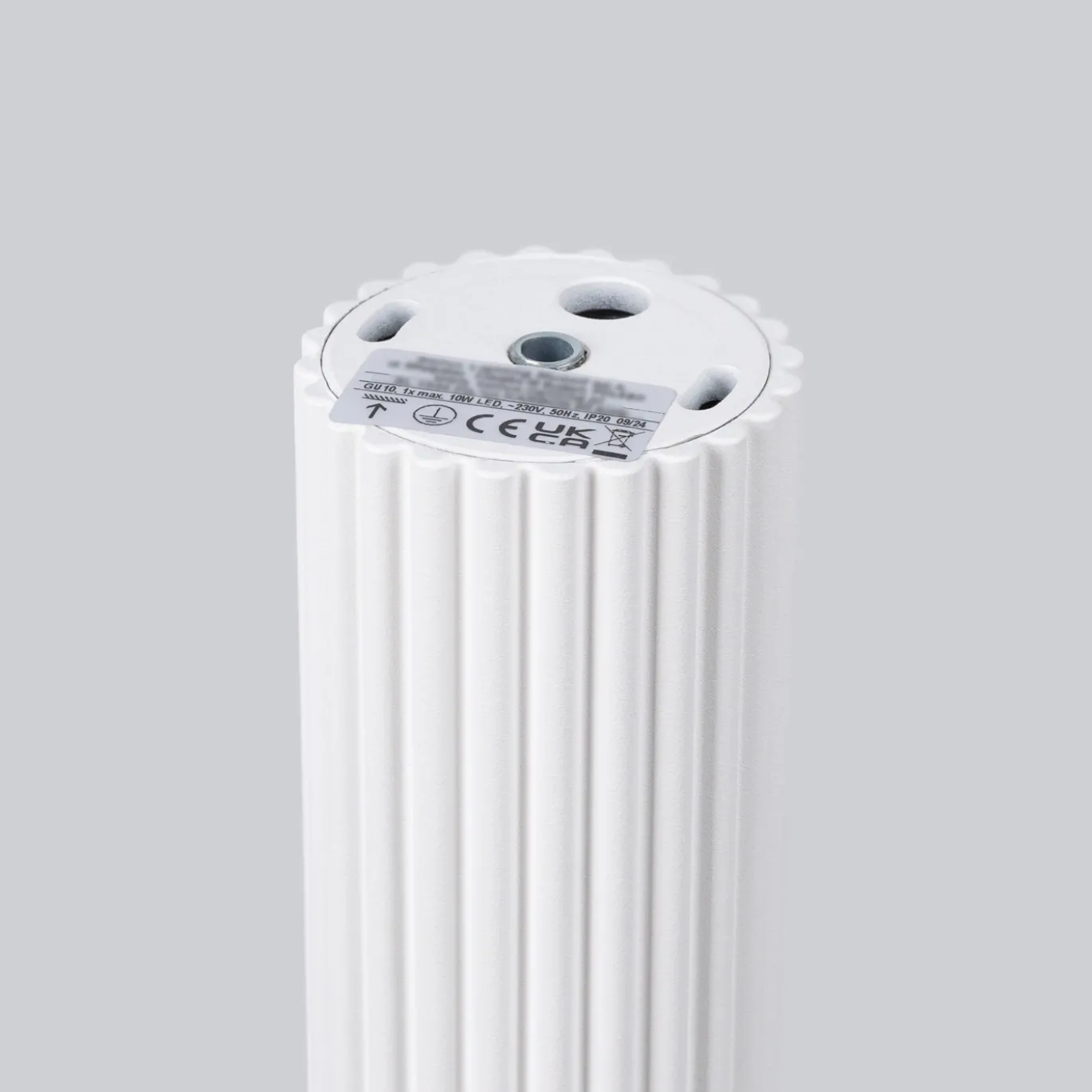 Plafondlamp Karbon Tube 1-Lichts Wit - Giga Meubel