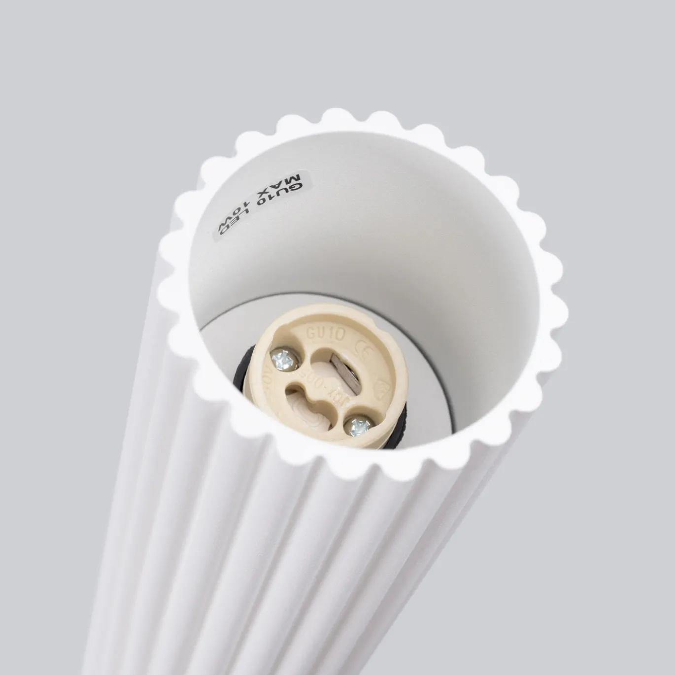 Plafondlamp Karbon Tube 1-Lichts Wit - Giga Meubel