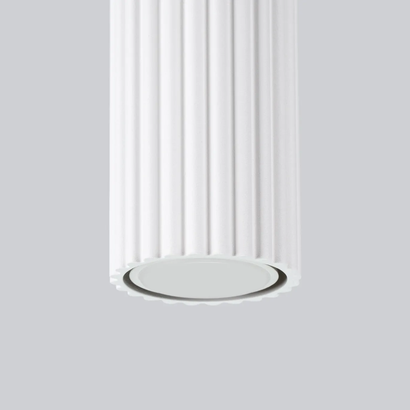 Plafondlamp Karbon Tube 1-Lichts Wit - Giga Meubel