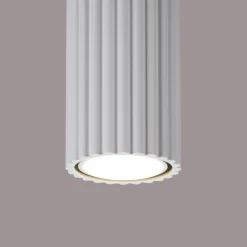 Plafondlamp Karbon Tube 1-Lichts Wit - Giga Meubel
