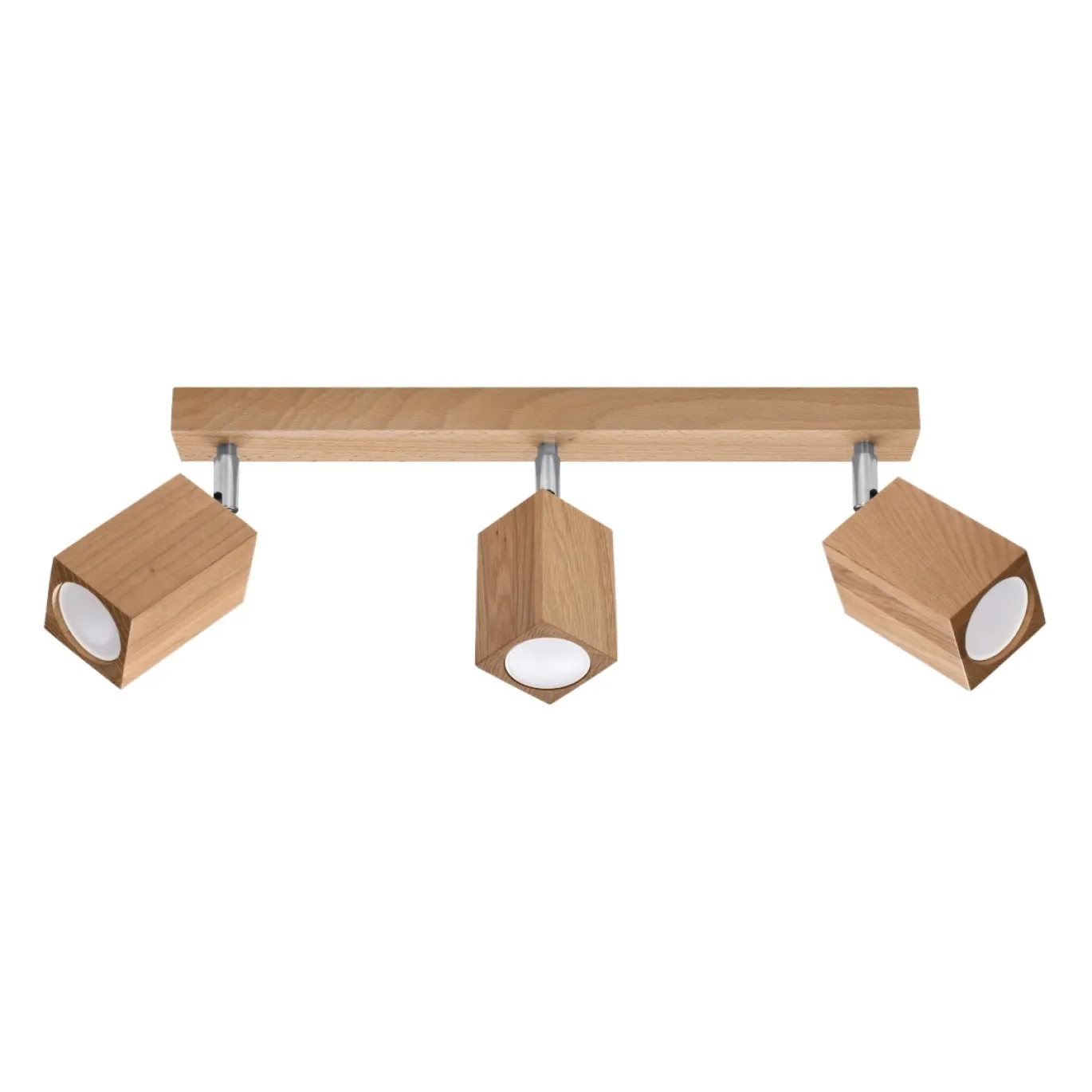 Plafondlamp Keke 3-Lichts Eikenhout - Giga Meubel