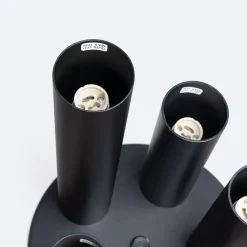 Plafondlamp Lagos 5-Lichts Zwart - Giga Meubel