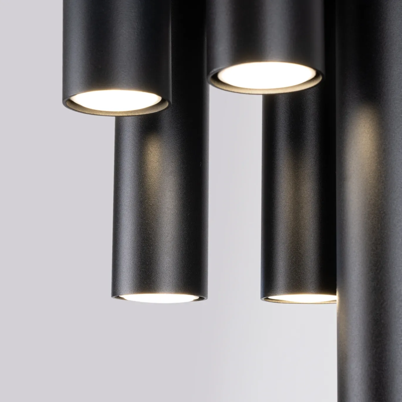 Plafondlamp Lagos 5-Lichts Zwart - Giga Meubel