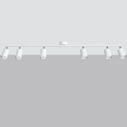 Plafondlamp Lemmi 6-Lichts Wit - Giga Meubel