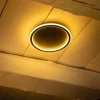 Plafondlamp Loïs LED Zwart Ø23cm - Giga Meubel