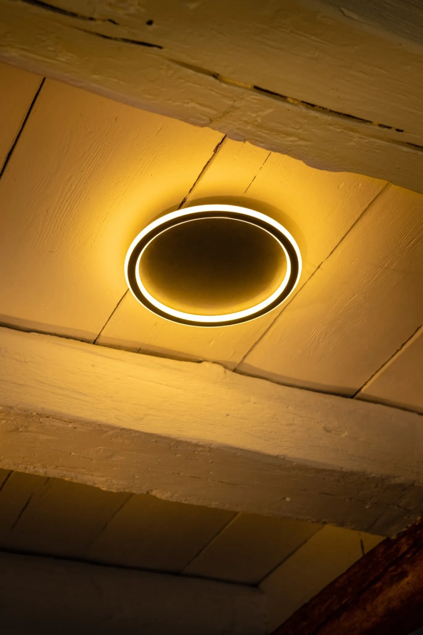 Plafondlamp Loïs LED Zwart Ø23cm - Giga Meubel