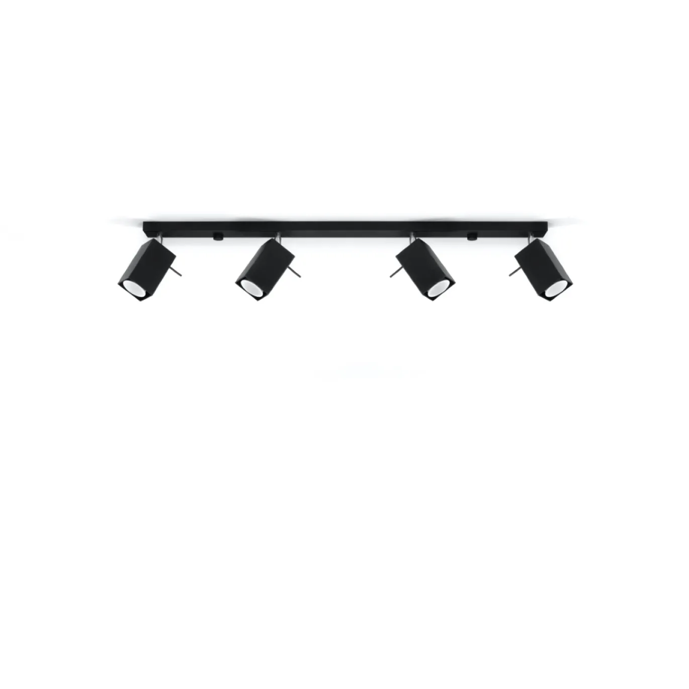 Plafondlamp Merida 4-Lichts Zwart - Giga Meubel