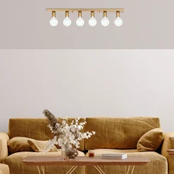 Plafondlamp Mirro 6-Lichts Goud