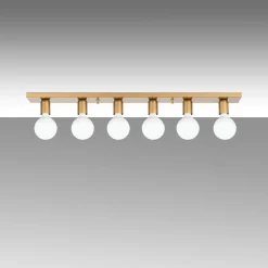 Plafondlamp Mirro 6-Lichts Goud