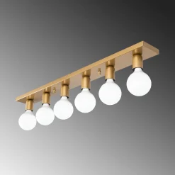Plafondlamp Mirro 6-Lichts Goud