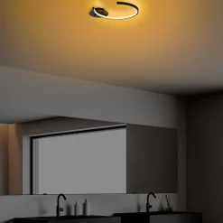 Plafondlamp Moon Zwart