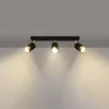 Plafondlamp Nero 3-Lichts Zwart/Goud - Giga Meubel