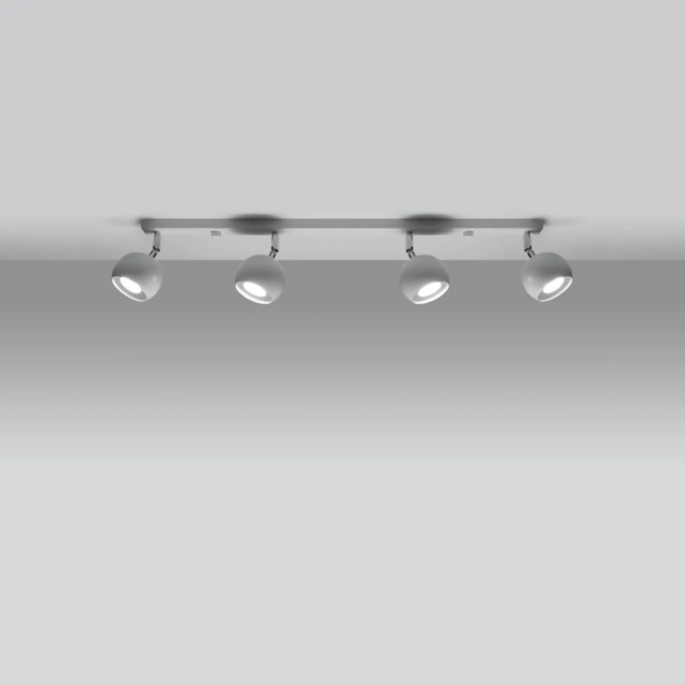 Plafondlamp Oculare 4-Lichts Wit - Giga Meubel