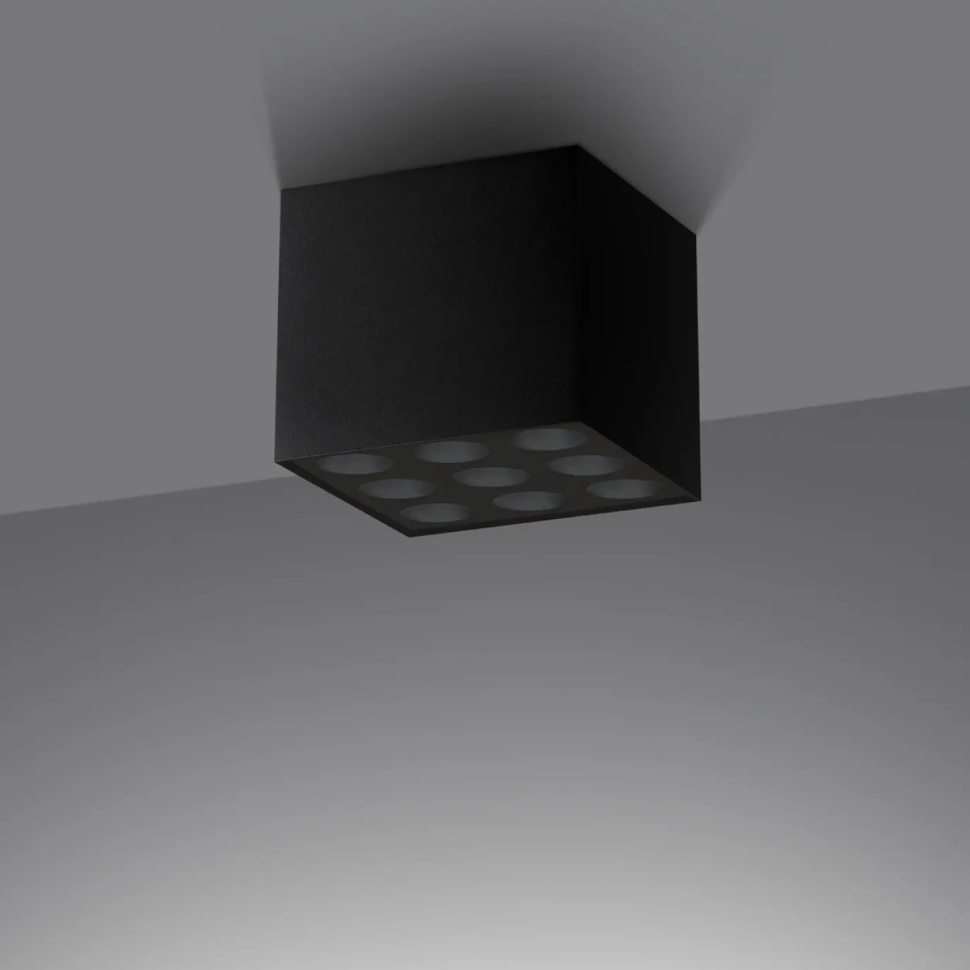 Plafondlamp Ozzy Zwart LED - Giga Meubel