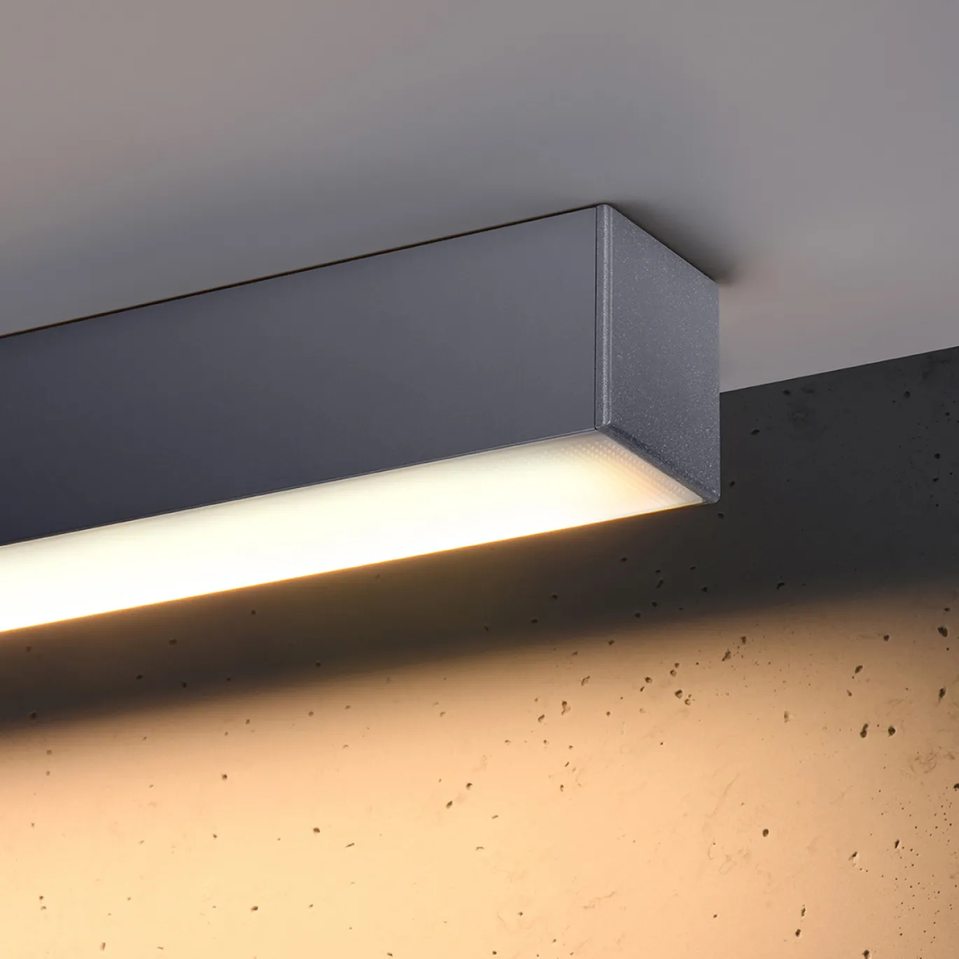 Plafondlamp Pinne Grijs 3000K 90cm - Giga Meubel