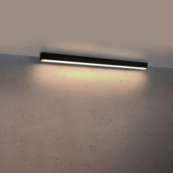 Plafondlamp Pinne Zwart 3000K 90cm - Giga Meubel