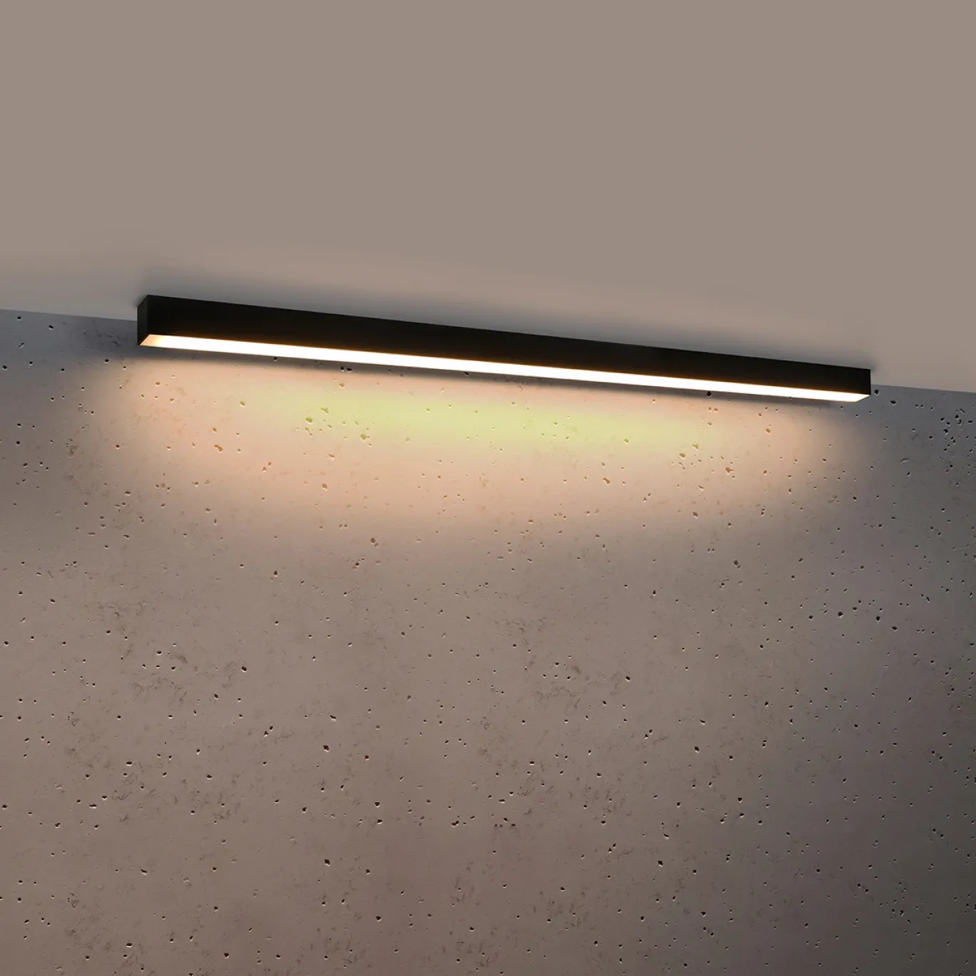 Plafondlamp Pinne Zwart 3000K 118cm - Giga Meubel