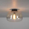 Plafondlamp Pulse Shaded 1-lichts Amber Glas - Giga Meubel
