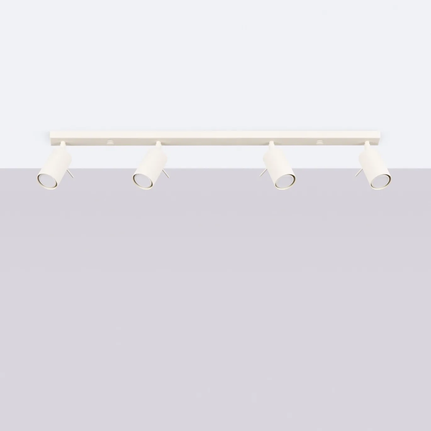 Plafondlamp Ring 4-Lichts Beige - Giga Meubel