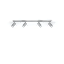 Plafondlamp Ring 4-Lichts Grijs - Giga Meubel
