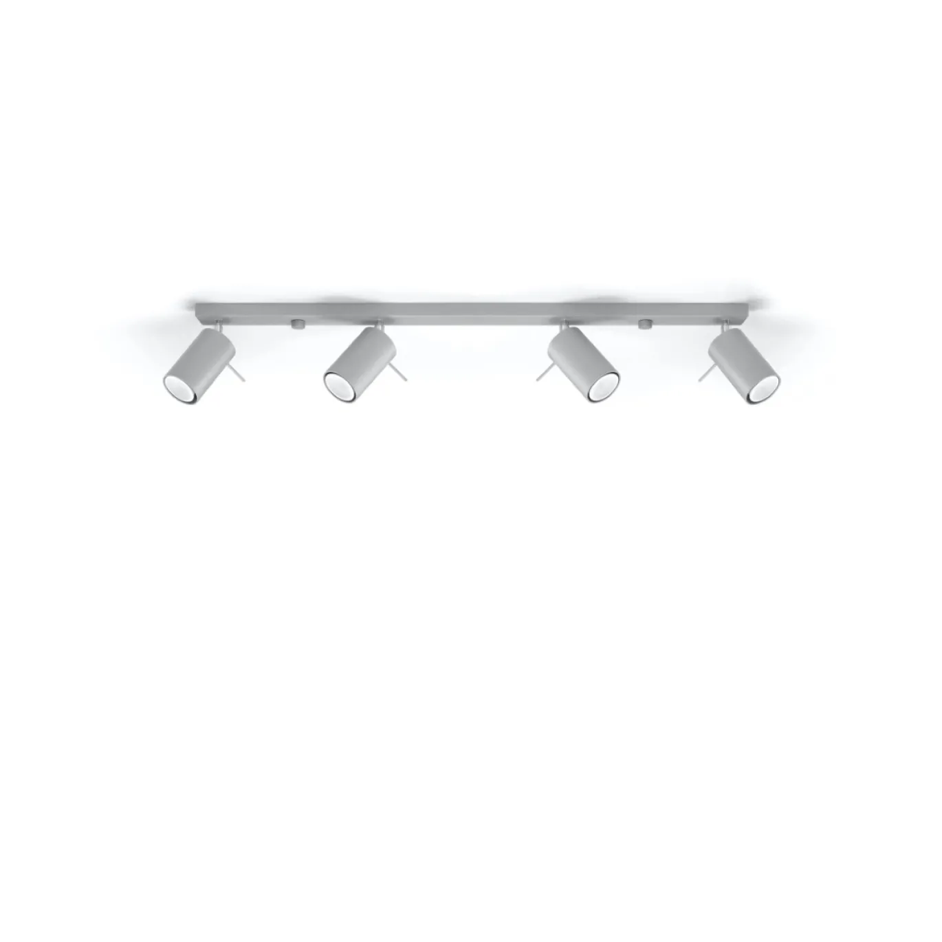 Plafondlamp Ring 4-Lichts Grijs - Giga Meubel