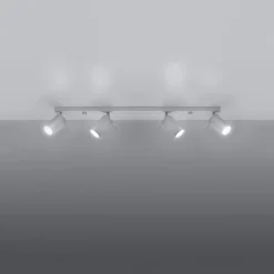 Plafondlamp Ring 4-Lichts Wit - Giga Meubel
