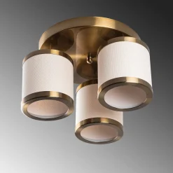 Plafondlamp Way Goud 3-Lichts