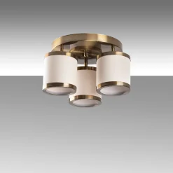 Plafondlamp Way Goud 3-Lichts