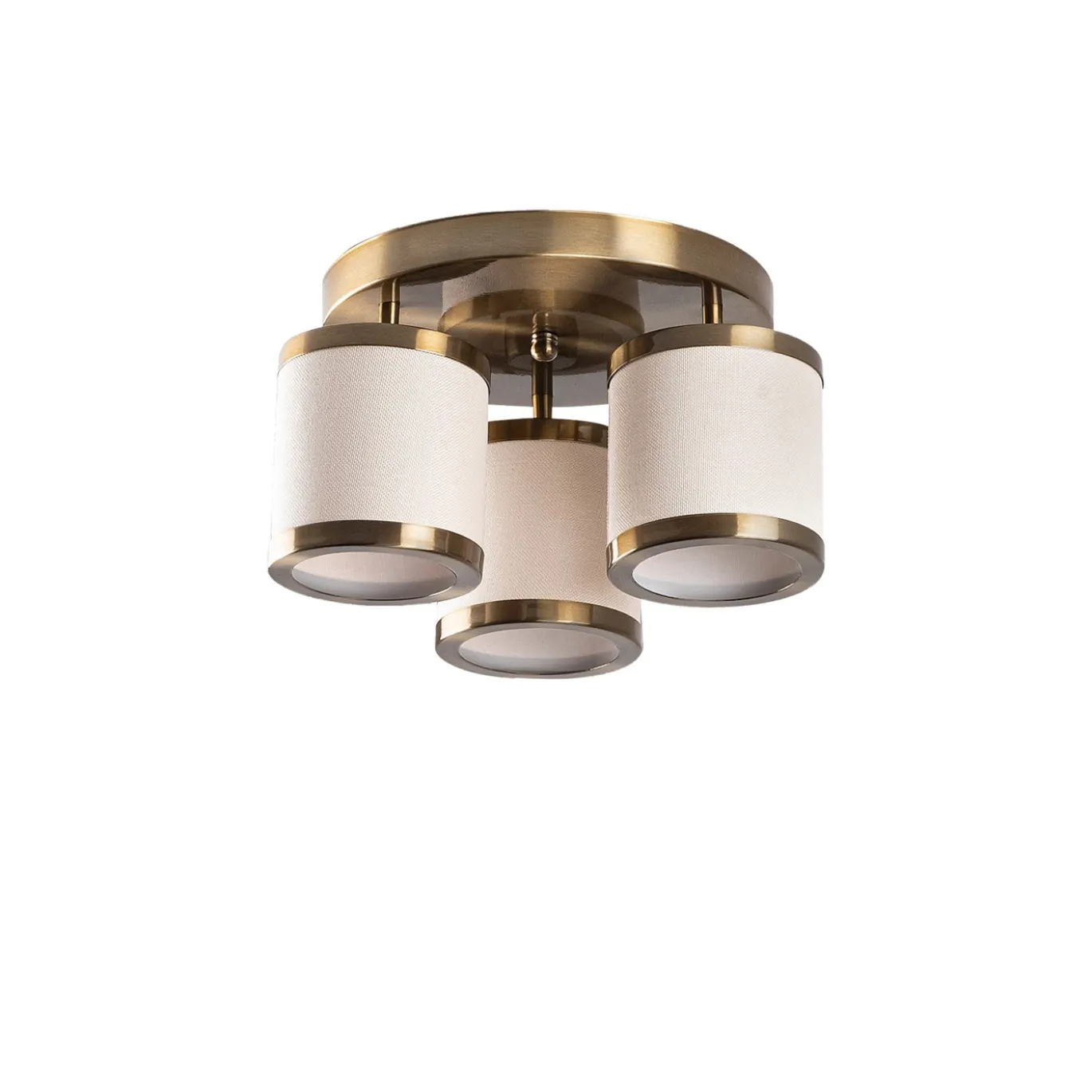 Plafondlamp Way Goud 3-Lichts
