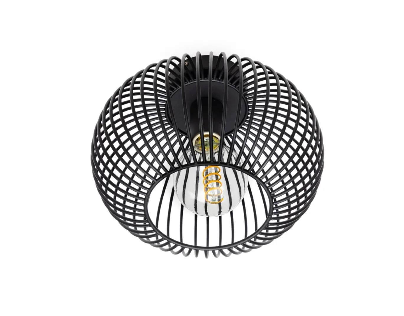 Plafondlamp Wire Zwart Ø30cm - Giga Meubel
