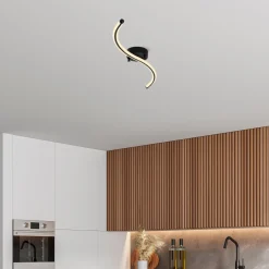 Plafondlamp Yilan Zwart