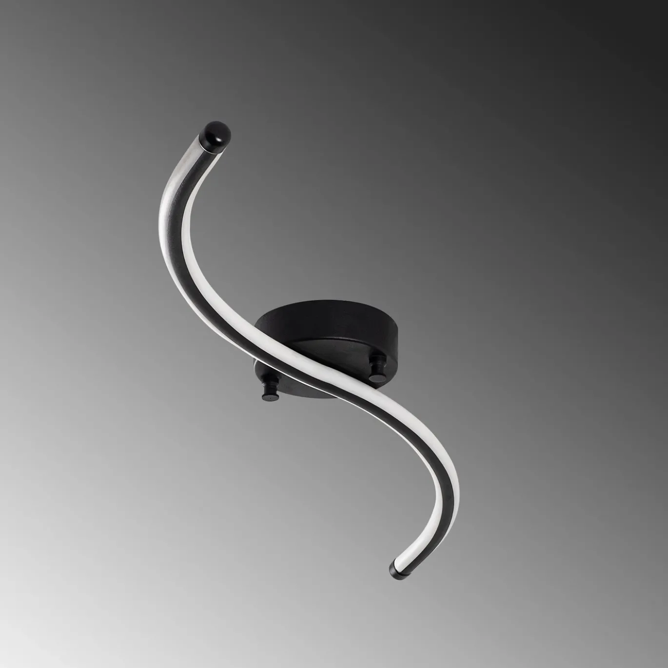 Plafondlamp Yilan Zwart