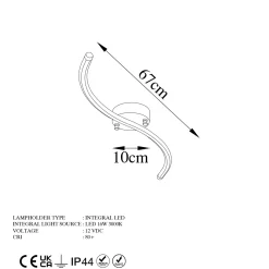 Plafondlamp Yilan Zwart