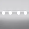 Plafondlamp Yoli 4-Lichts Wit - Giga Meubel