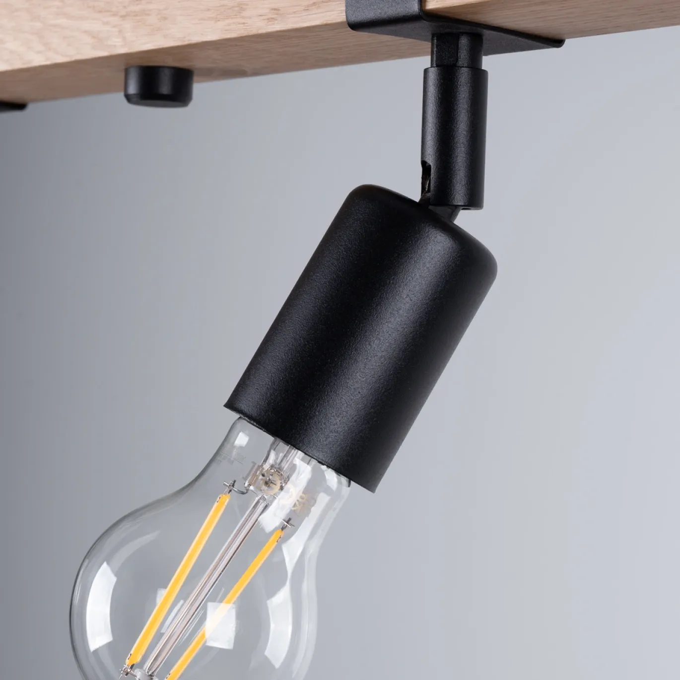 Plafondlamp Zuca 4-Lichts Zwart - Giga Meubel