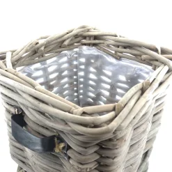 Plantenbak CL Leer Grijs 50x50x54 - Middel