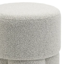 Poef Geneva Bouclé Naturel - Giga Meubel