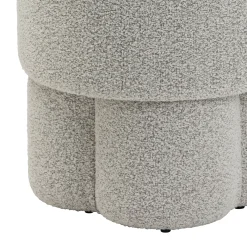Poef Geneva Bouclé Naturel - Giga Meubel