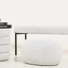 Poef Milly Bouclé Naturel - Giga Meubel