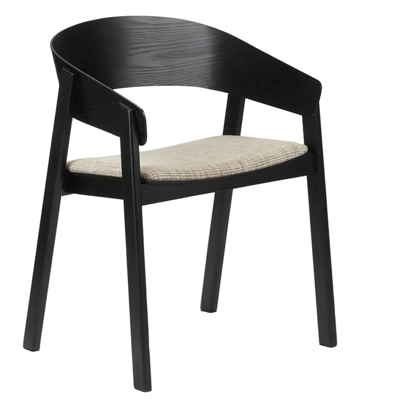 Pole to Pole Armstoel Edo Hout Zwart