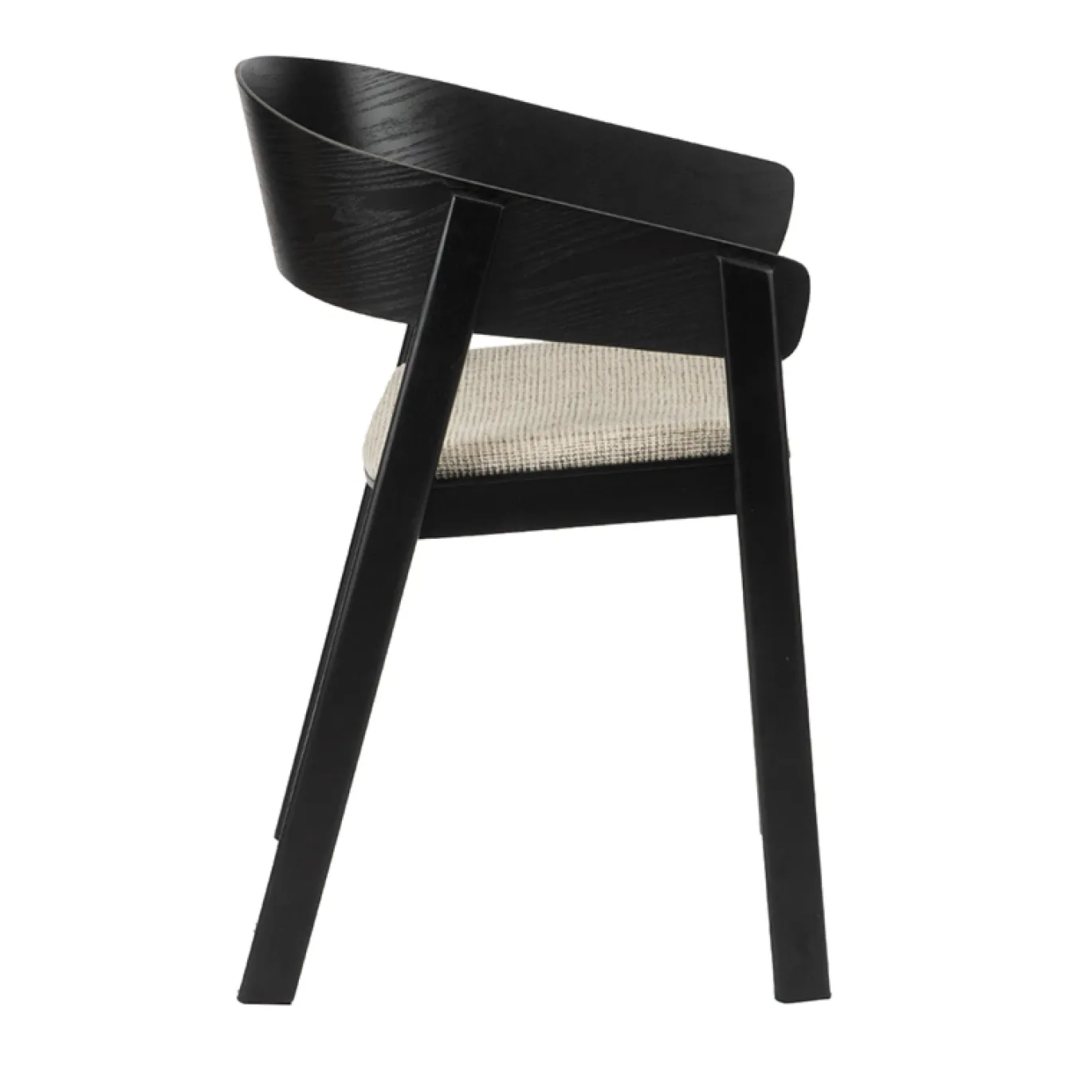 Pole to Pole Armstoel Edo Hout Zwart